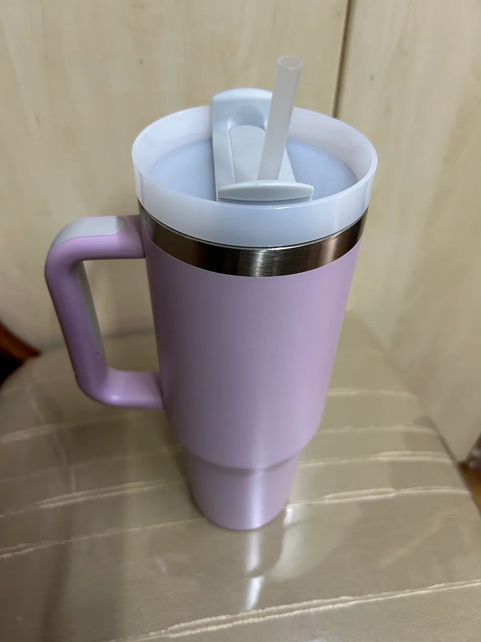 Copo térmico 1,250ml com canudo - Foto 3
