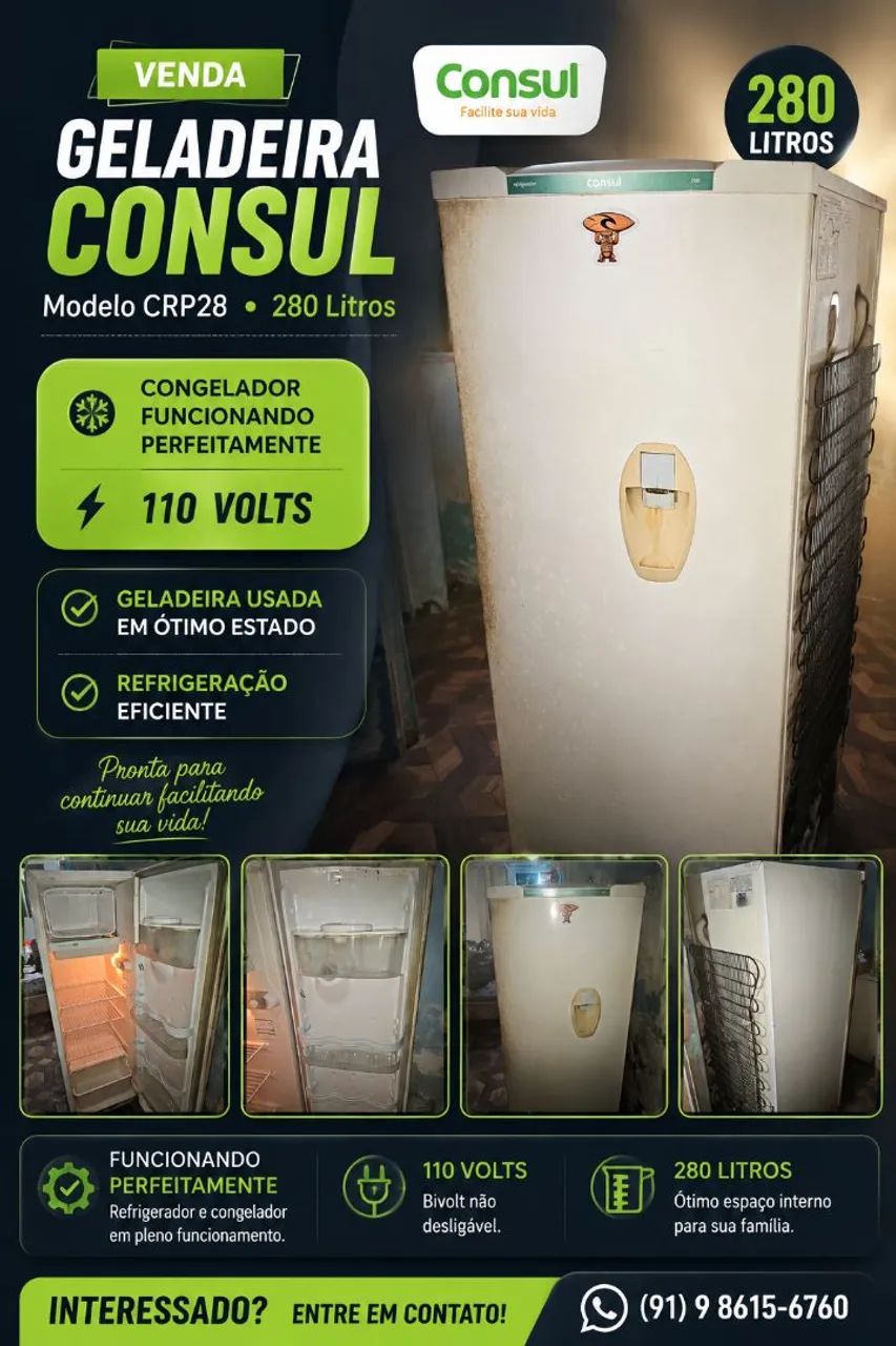 Geladeira Consul 