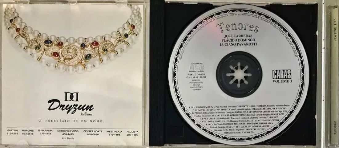 5 Cd's de 1990 "Tenores" Volumes 2,3,4,5 e 6 - Caras - Foto 3