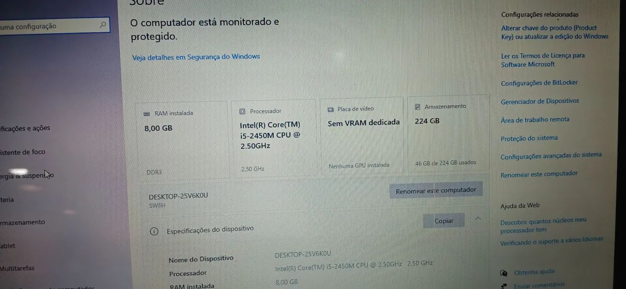 Notbook i5 ssd 250 8gb de ram  - Foto 2