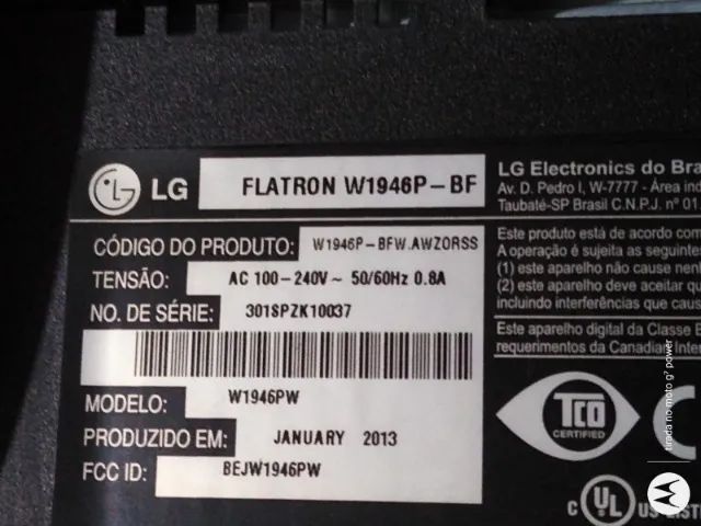 Monitor LCD 18.5" modelo W1946P - Foto 3
