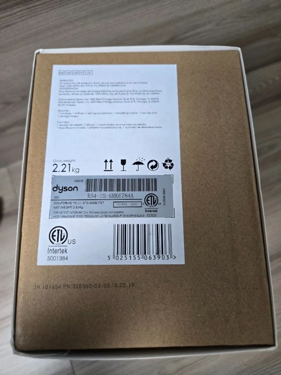 Dyson Supersonic Original Rosa 110V Novo (Caixa Aberta