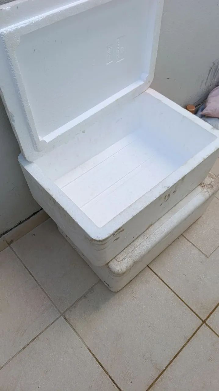 Vendo 2 caixa de isopor 80L