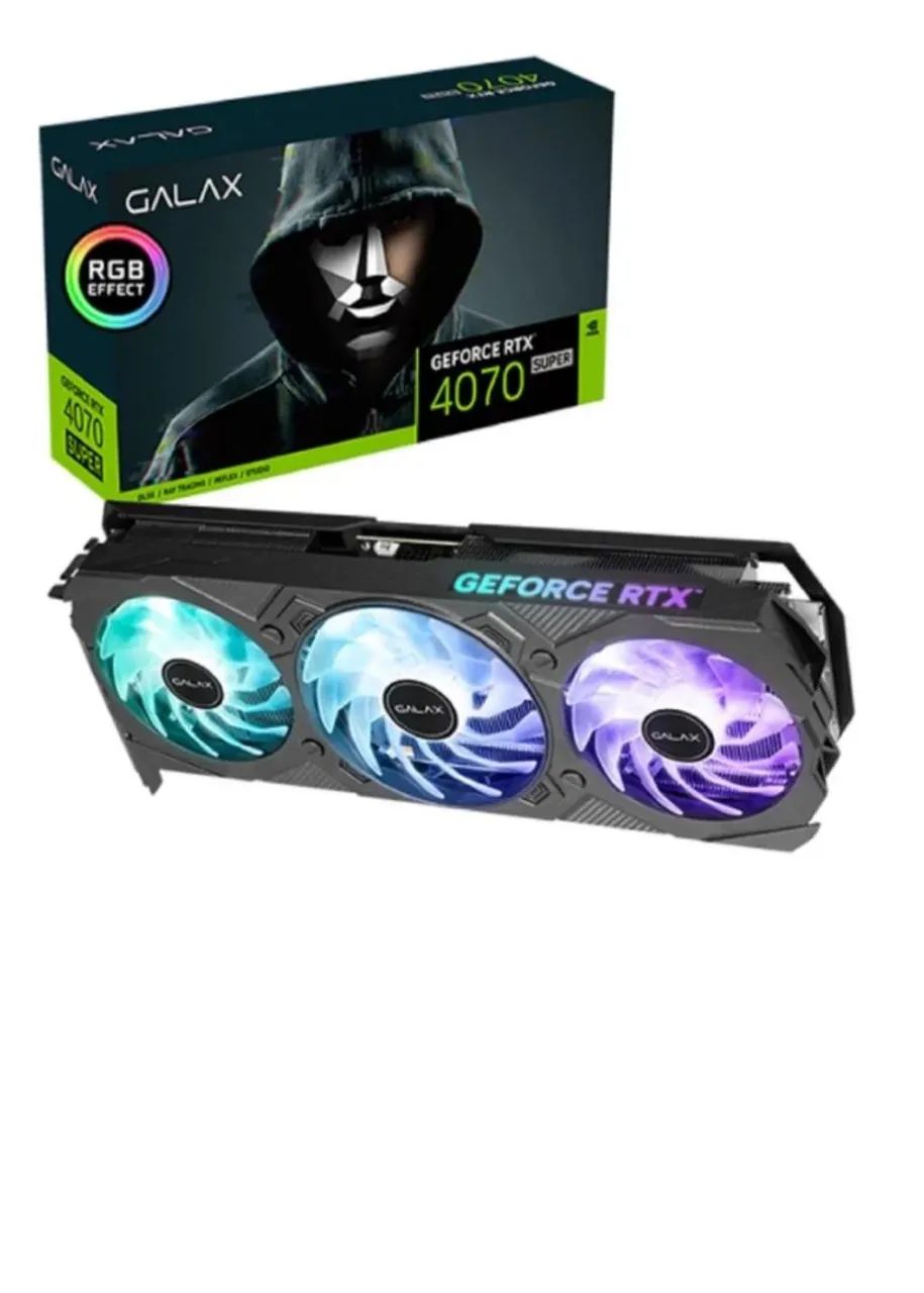 Placa de Vídeo RTX 4070 Super EX Gamer Click OC GALAX