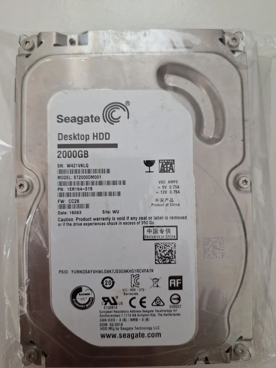 Hd 2TB seagate cftv cpu dvr nvr - Foto 3