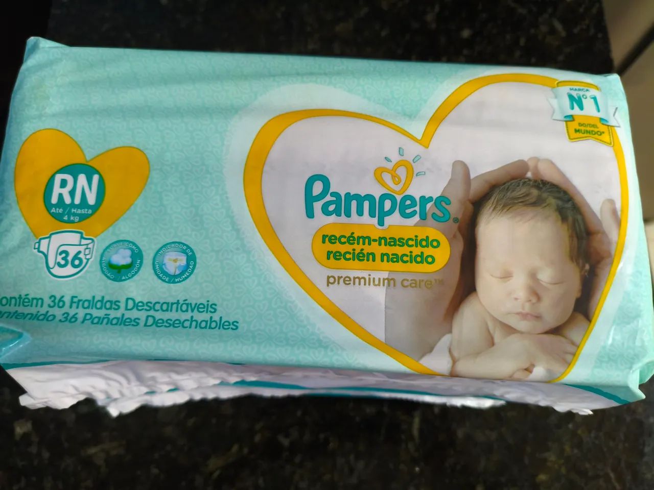 FRALDA PAMPERS RN PREMIUM C/36 - Foto 3