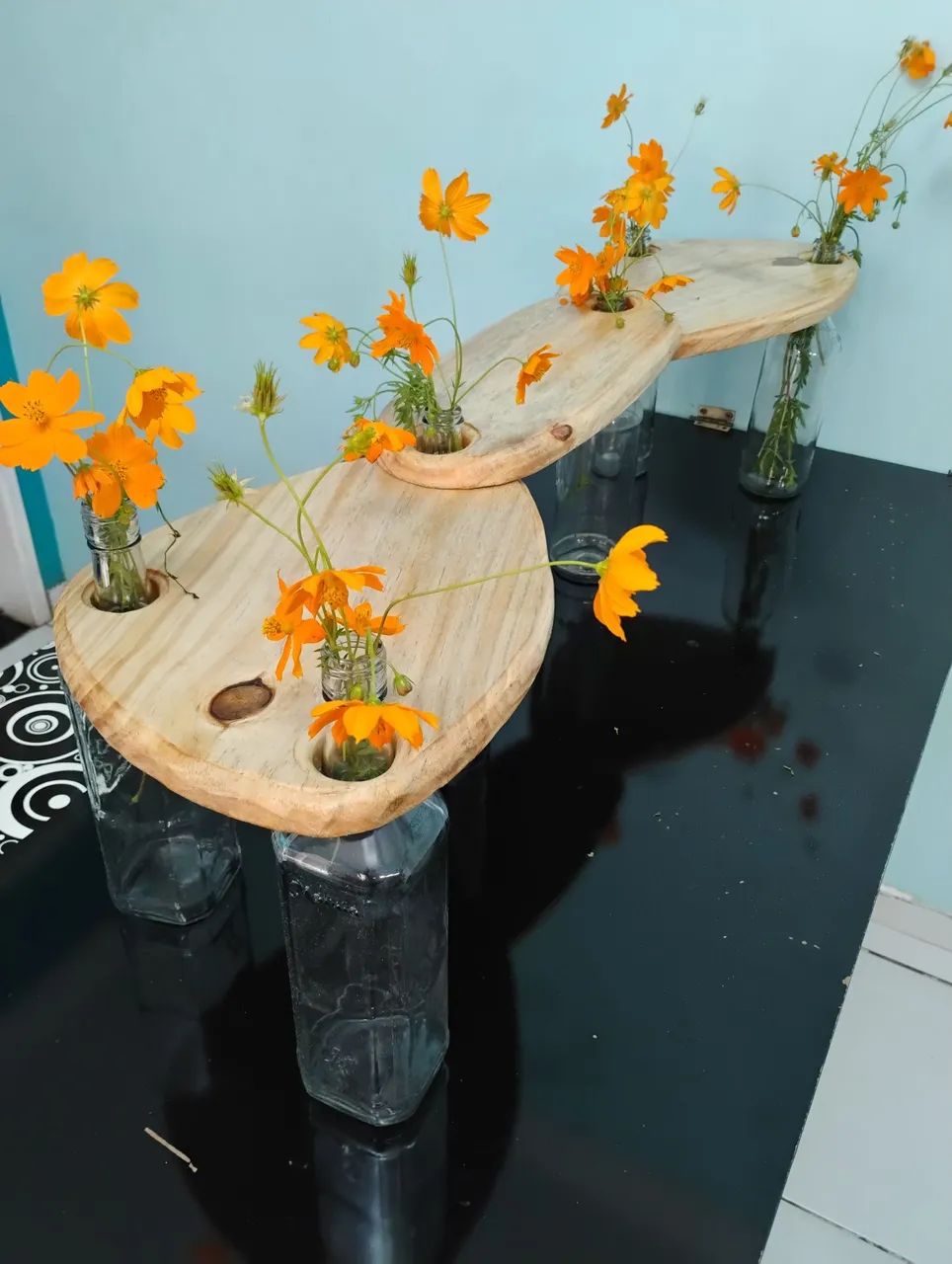 Mesa suspensa para buffet 