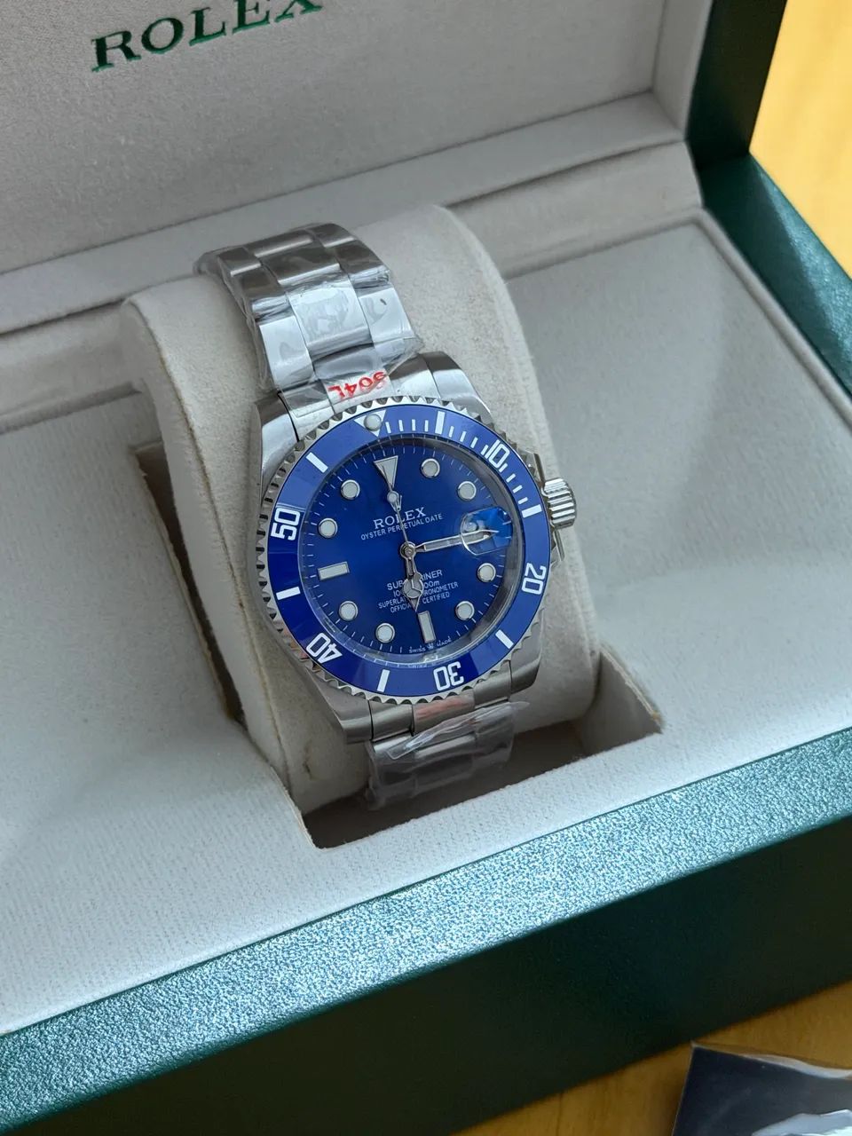 Relógio Rolex Submariner Azul Completo na caixa - Foto 2
