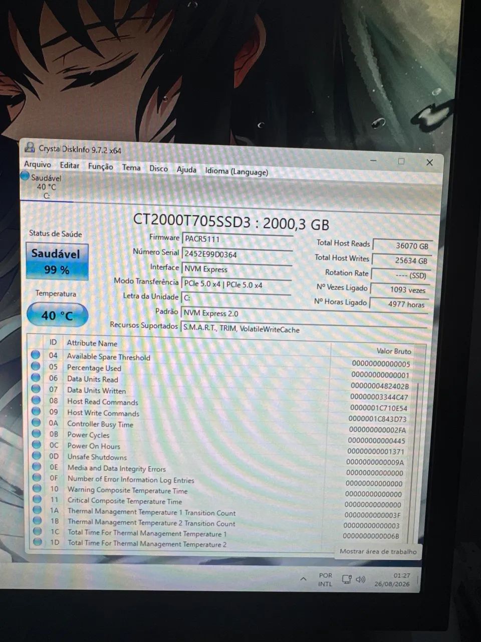 Crucial T705 2TB - Foto 3
