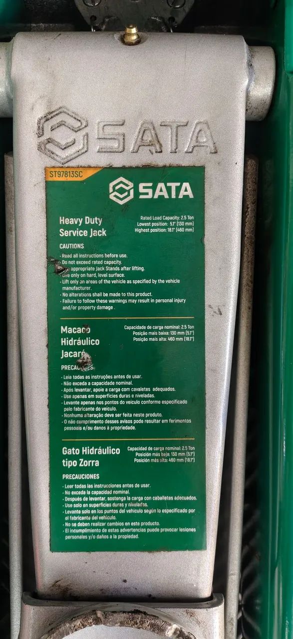Macaco 2,5 t sata, 1800