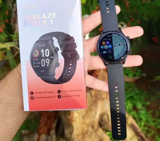 Smartwatch redondo sofisticado | zeblaze btalk 3 plus original 