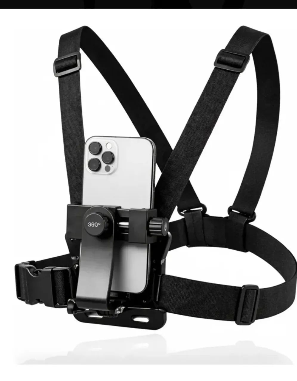 Suporte peitoral celular e câmera go pro - Foto 2