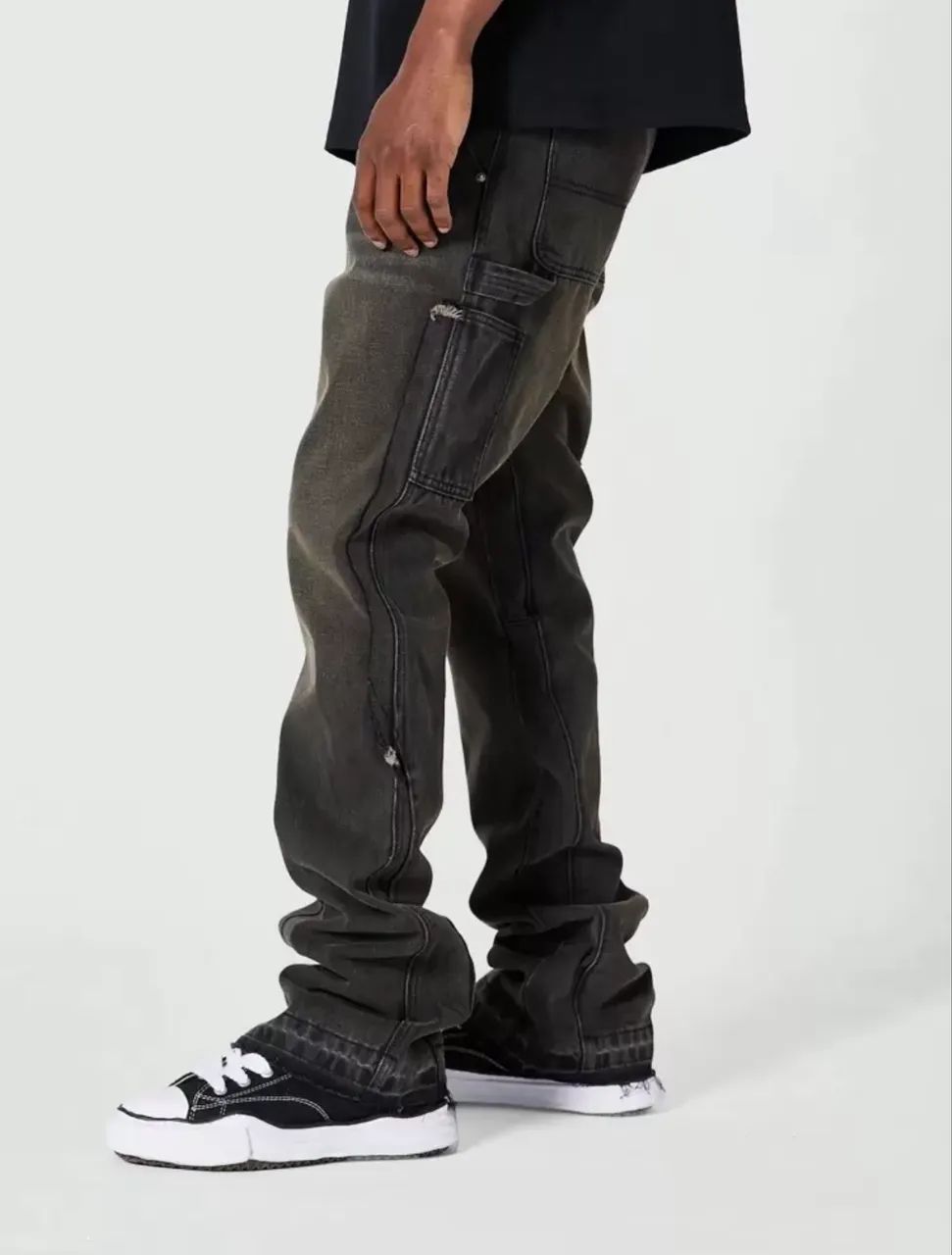 Calça jeans flare masculina  - Foto 3