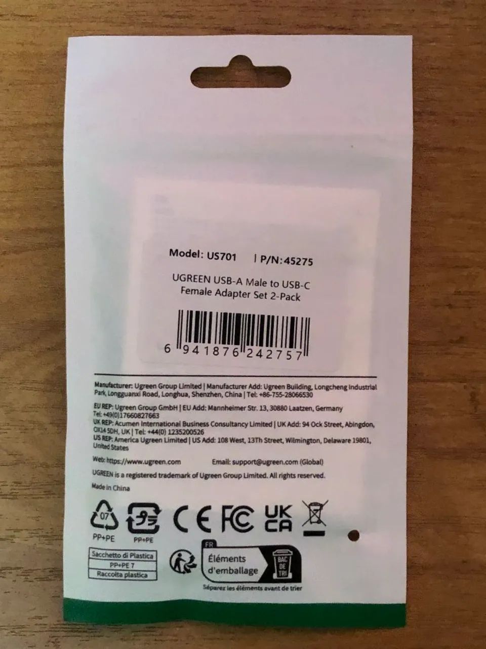 UGREEN ADAPTADOR TIPO-C OTG 2 PÇS  - Foto 5