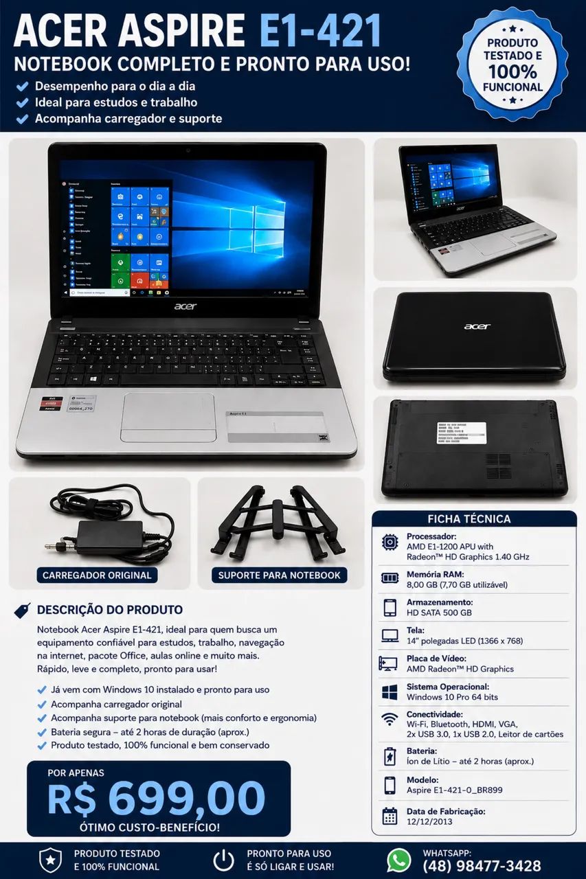 Notebook Acer - Foto 2