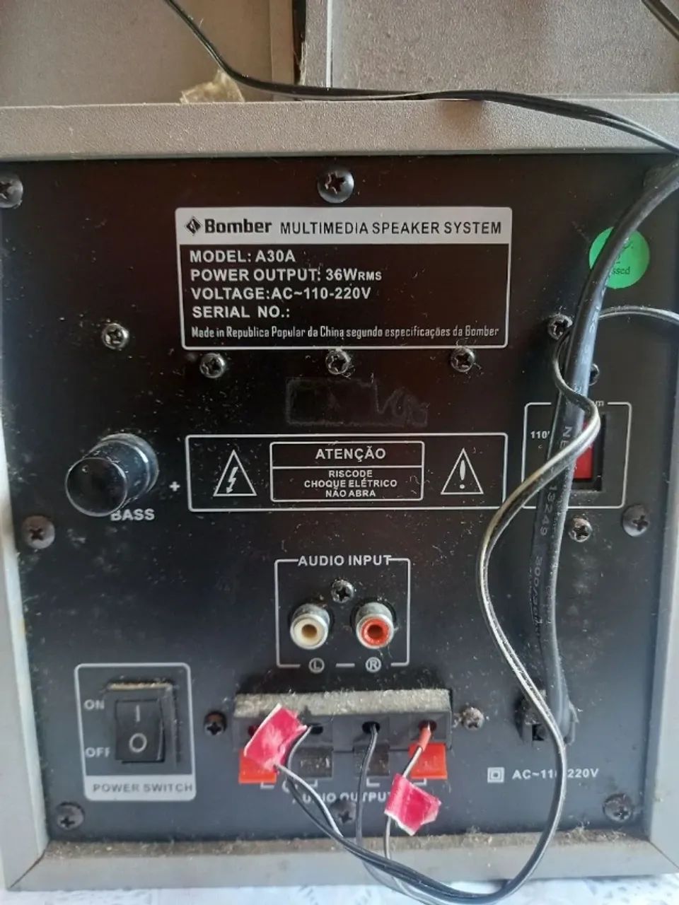 home theater multimídia system 2.1- bomber - Foto 5