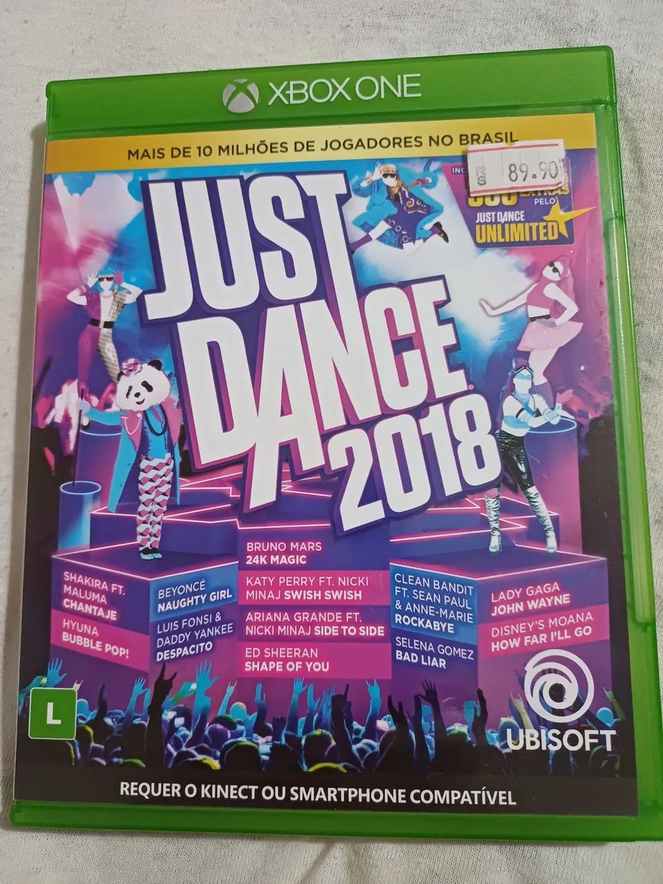 Just Dance 2018 de Xbox One em ótimo estado 