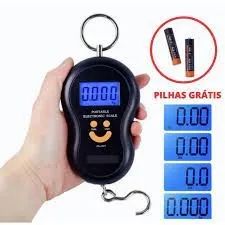 Balança Gancho Digital 50 Kg Portátil - Foto 3