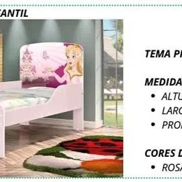 Mini Cama Infantil Femenina Tema Princesa Nova  - Foto 2
