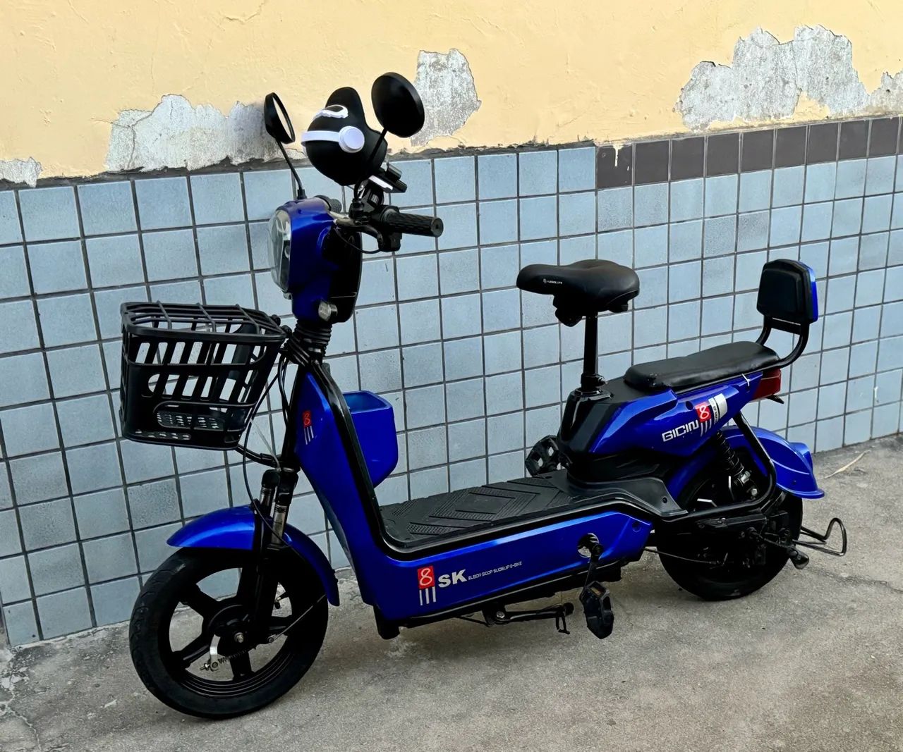 BICICLETA ELÉTRICA SK8 AZUL  - Foto 2