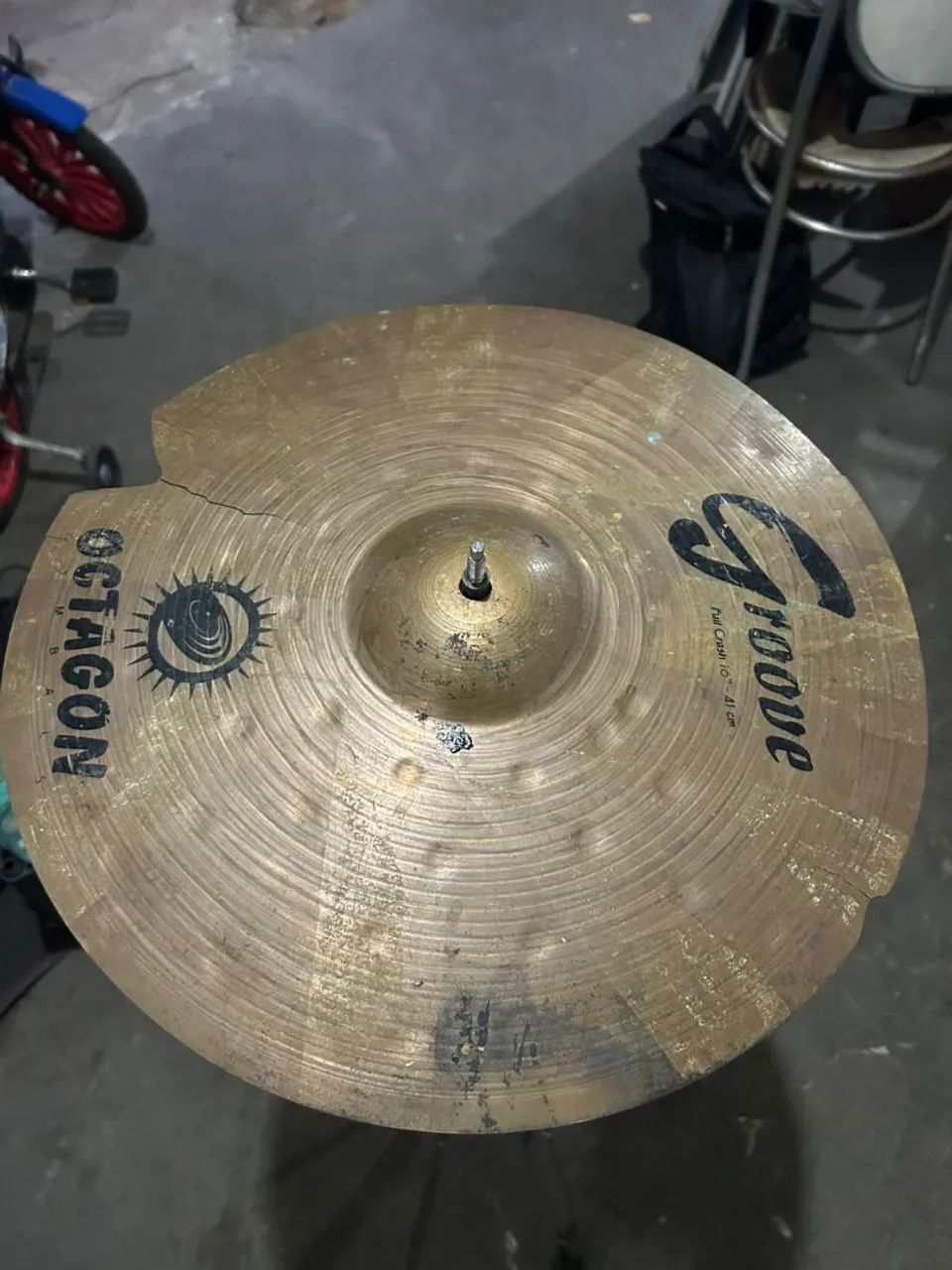 Pratos Crash /Ride - Instrumentos musicais - Santo Agostinho