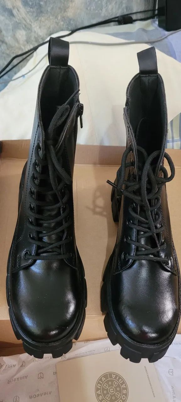 BOTA COTURNO COM ZÍPER - Foto 3