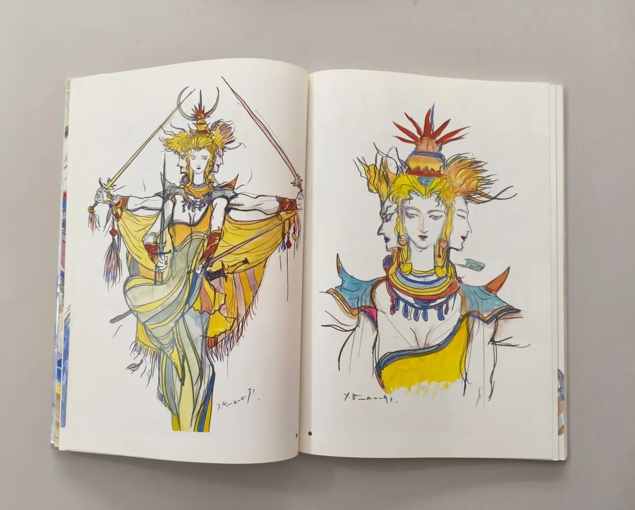 Artbook Yoshitaka Amano Dawno tamanho A3 - Livros e revistas