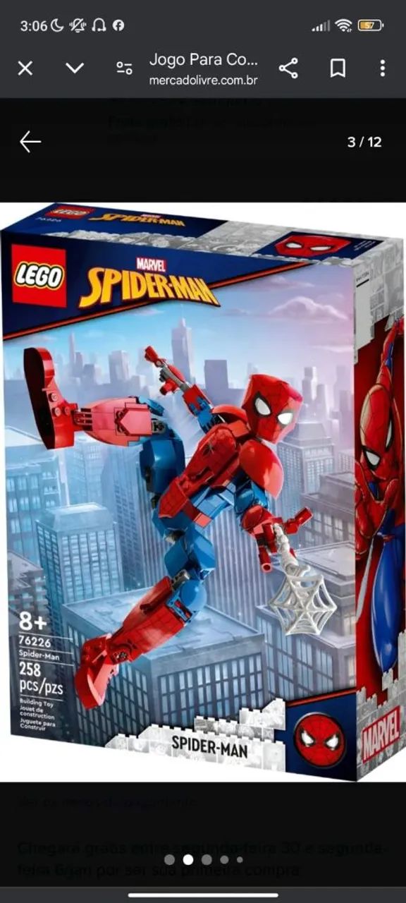 Lego homem aranha 