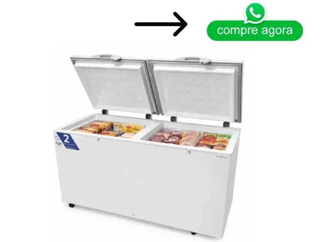 Congelador Horizontal 2 Tampas 503L Fricon