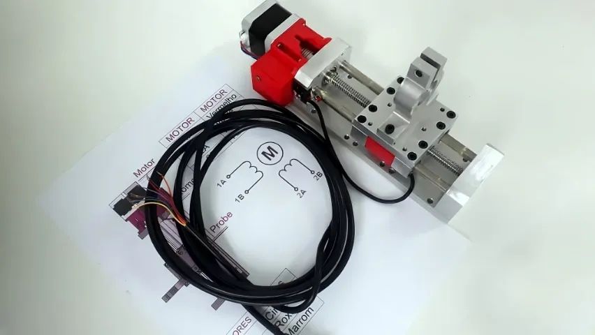 Eixo Z plasma cnc Em Alumínio Completo Com Sensor Probe e motor - Foto 5