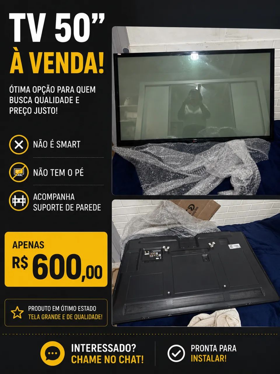 TV LG 50 polegadas