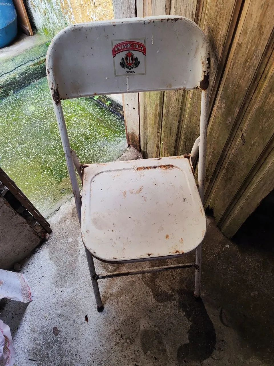 Cadeira ferro desmontavel