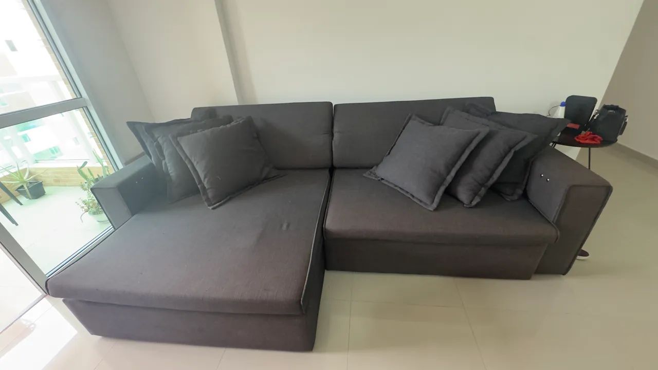 Sofa retrátil c botão digital   