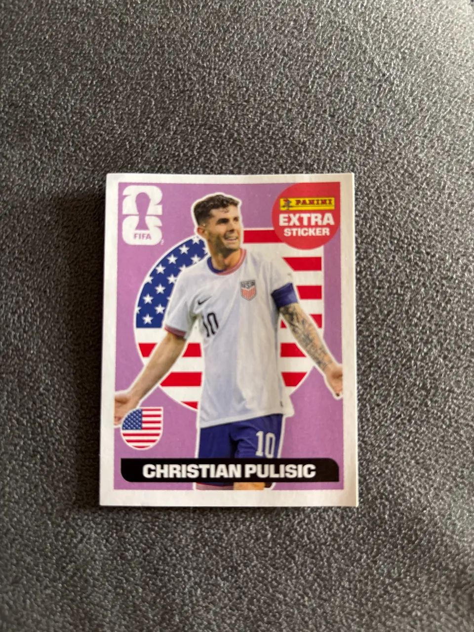 Figurinha copa 2026 -Christian Pulisic -Extra Sticker 