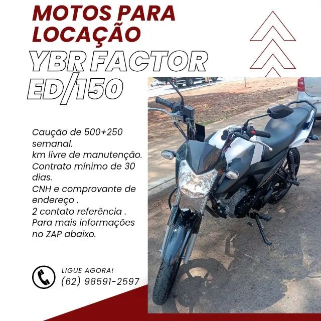 MOTO PARA LOCAÇÃO