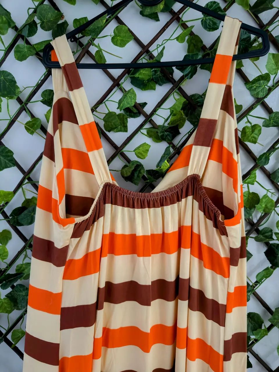 Vestido longo listrado - Foto 2