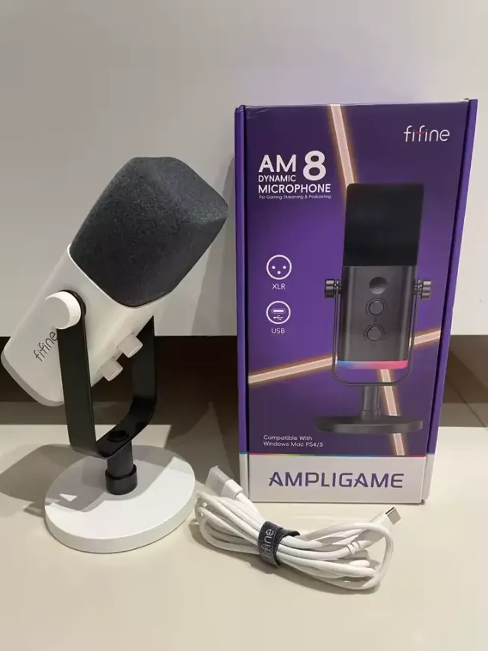 Microfone FIFINE AM8 dinâmico USB/XLR