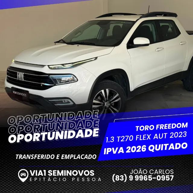 Fiat Toro Toro Freedom 1.3 T270 4x2 Flex Aut. 2023