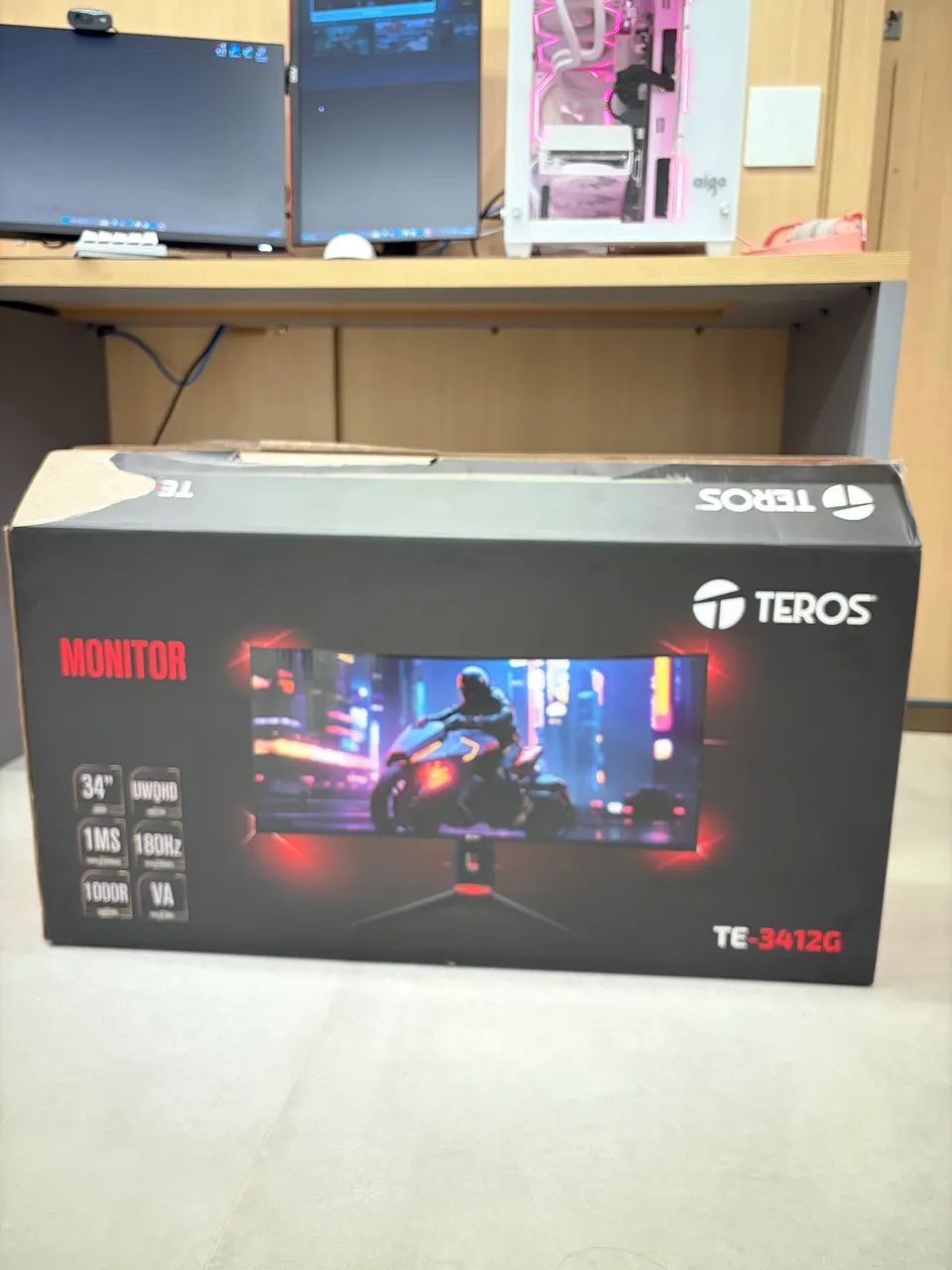 Monitor gamer 180hz 34p curvo  - Foto 2