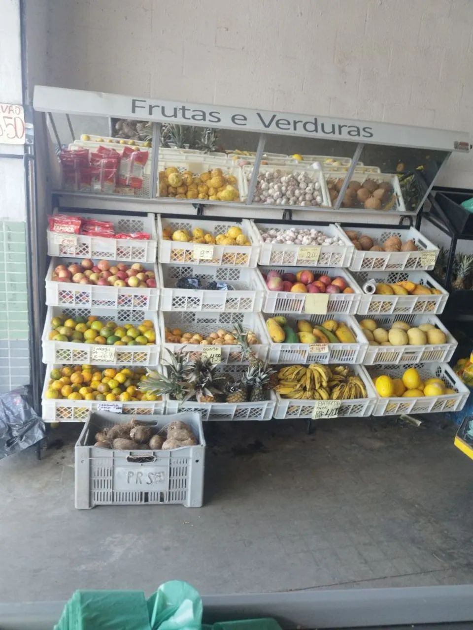 Expositor de verduras 