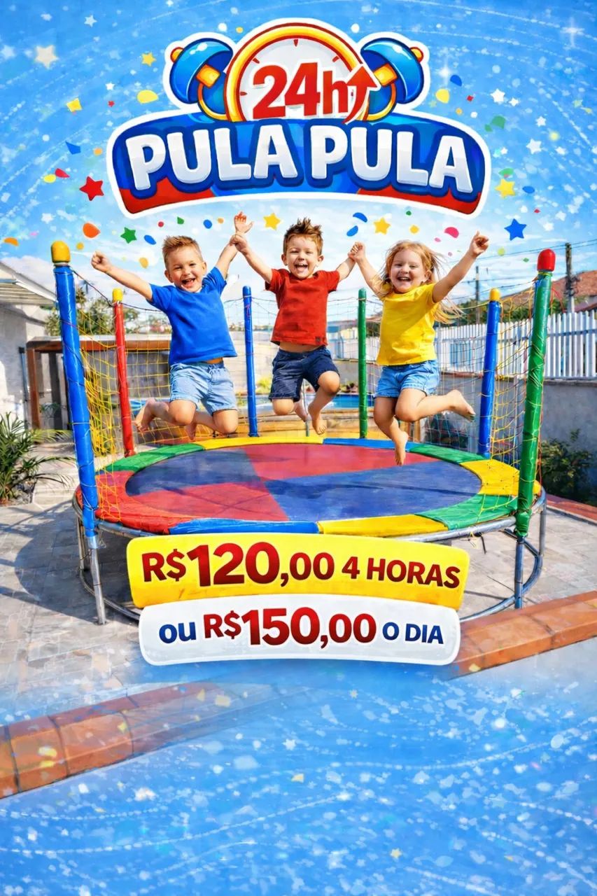 Aluguel de Pula Pula e Piscina de Bolinhas em Florianópolis