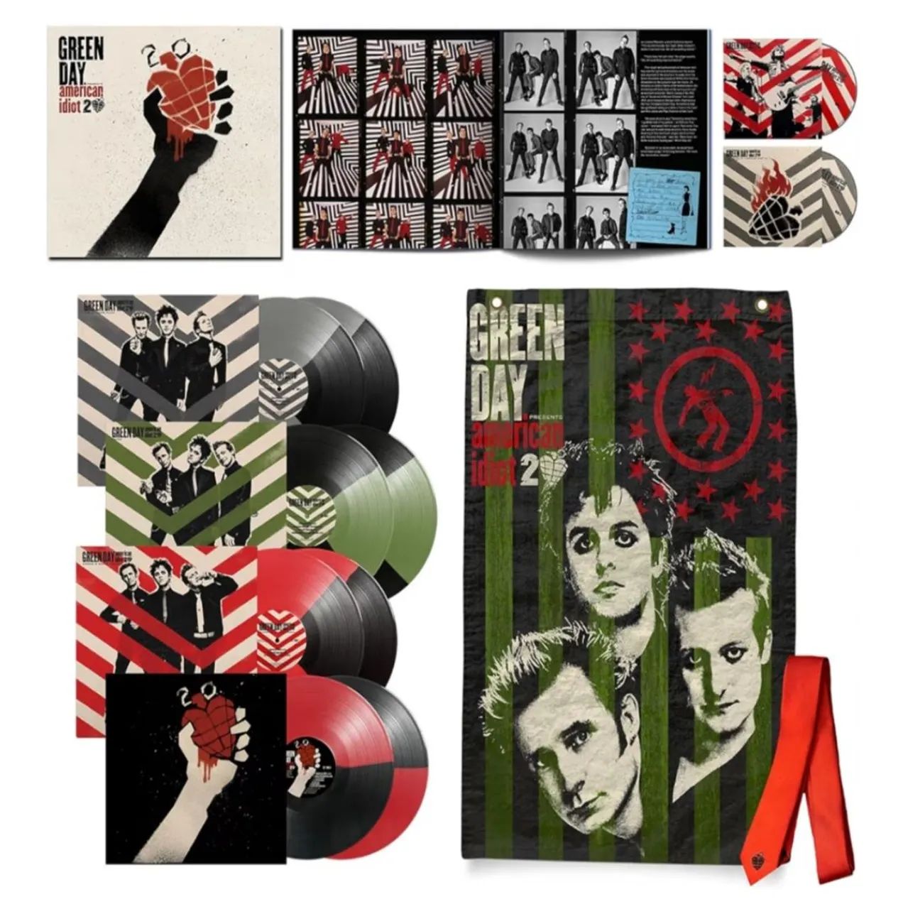American Idiot Box 8 Vinils + 2 Blu-rays 20th Anniversary Edition