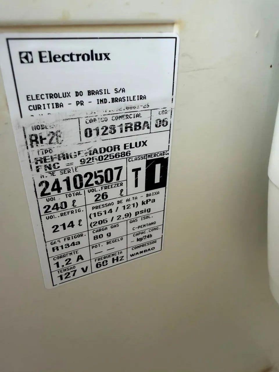 Geladeira Eletrolux 240L - funcionando - Foto 2