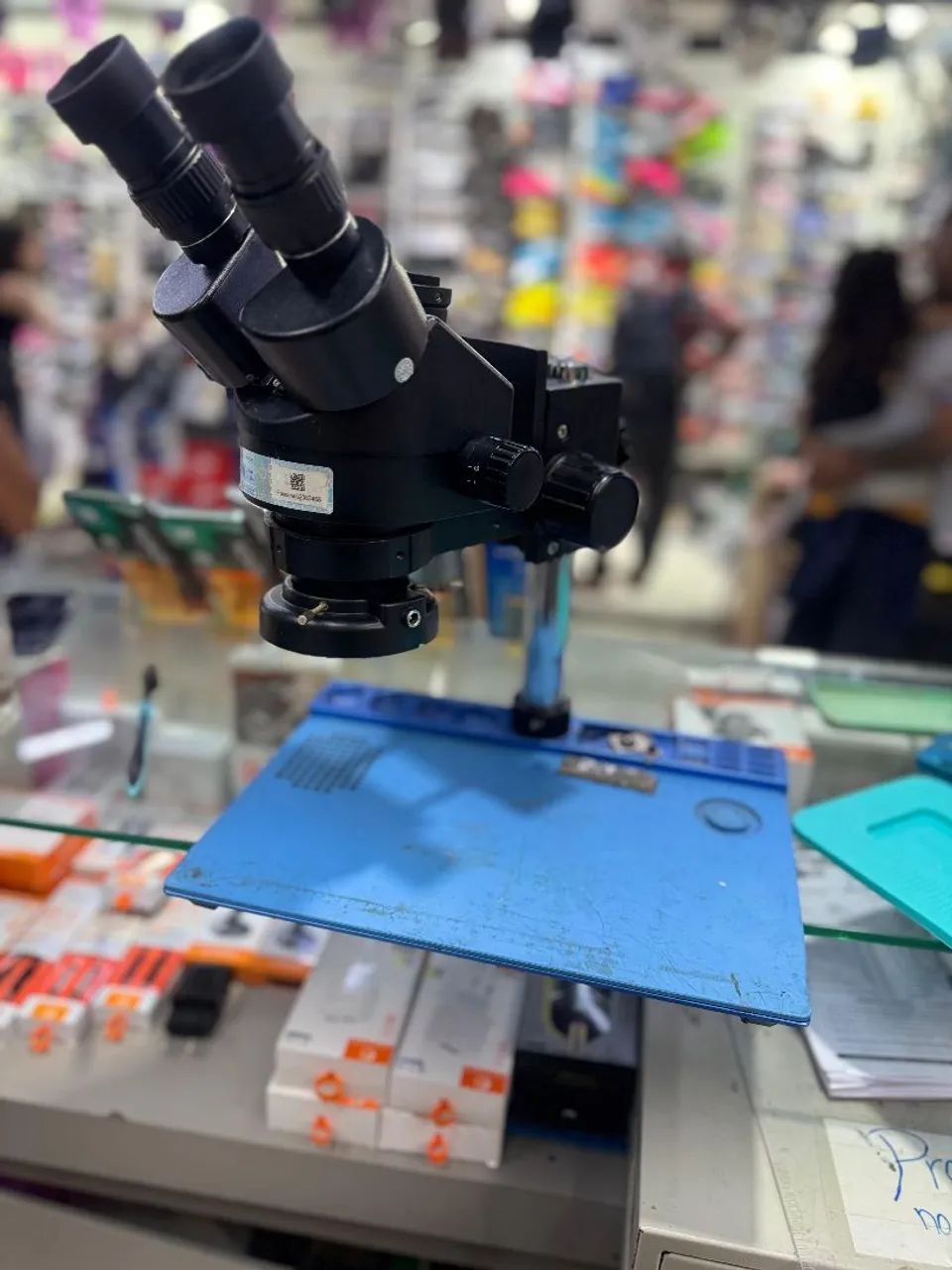 Microscópio  trinocular  Profissional Assistência  - Foto 2