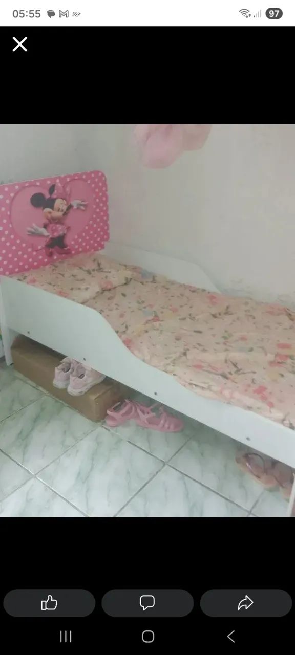 Cama infantil temática minie