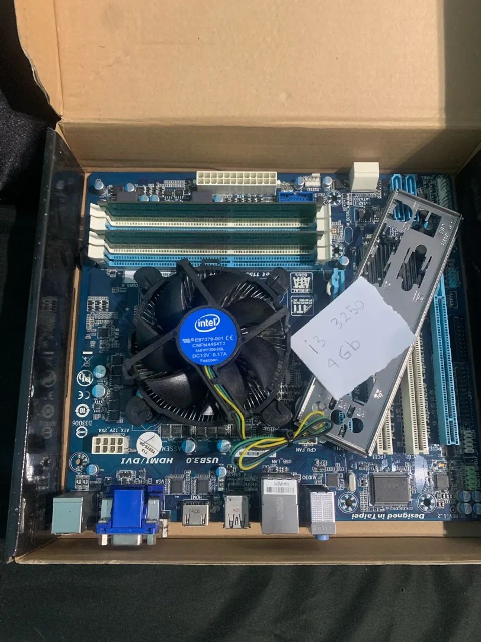 Kit placa mãe Intel soquet 1155 e 775 ddr3  - Foto 3