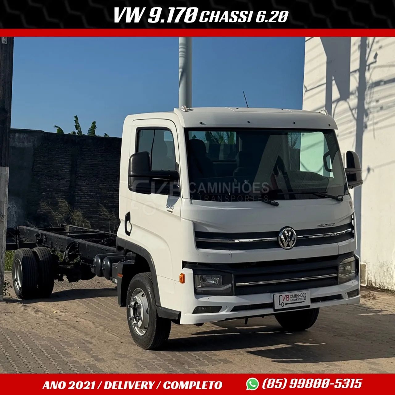 VW 9.170 | ANO 2021 | CHASSI 6,20M