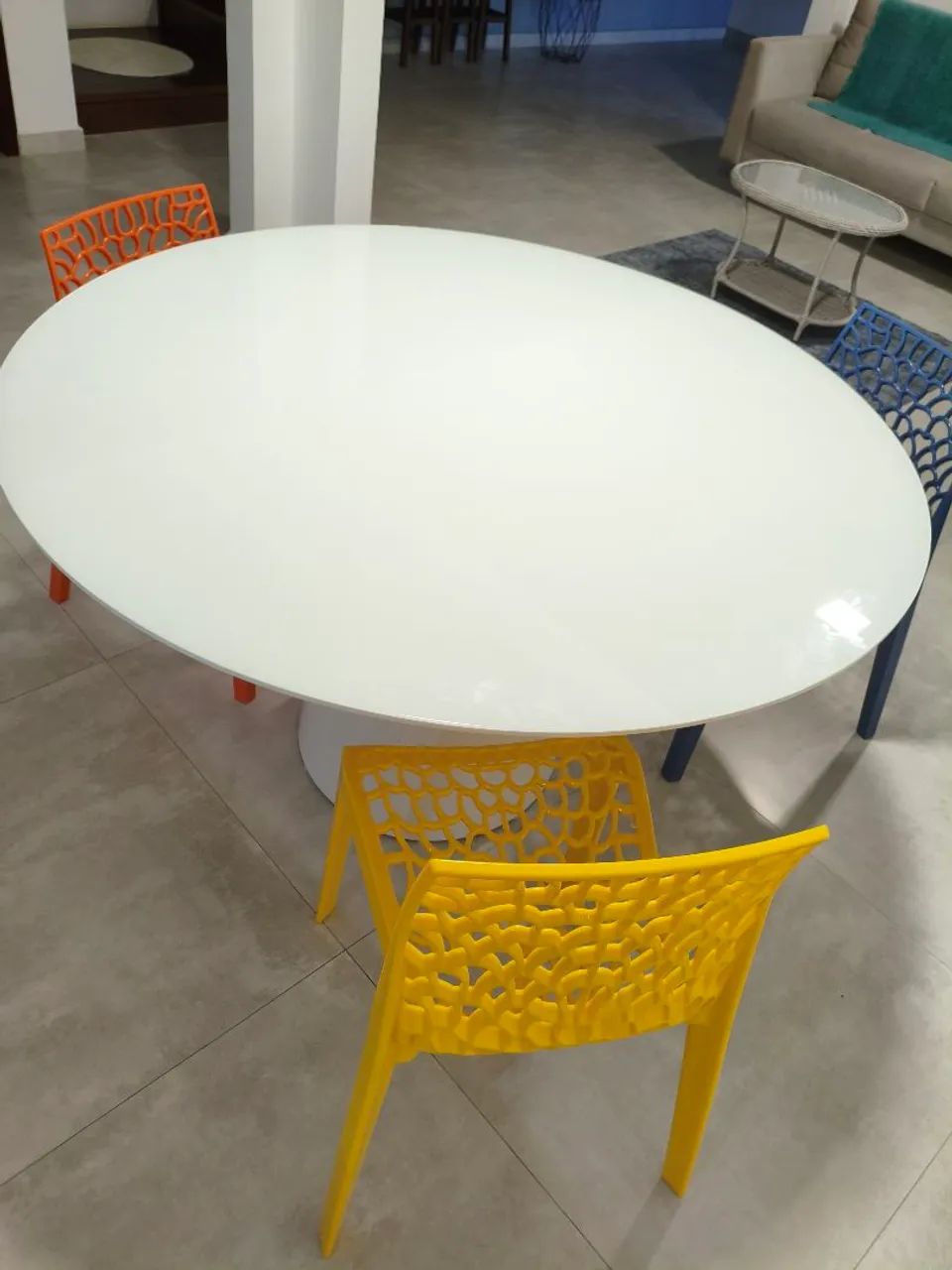 Mesa jantar branca