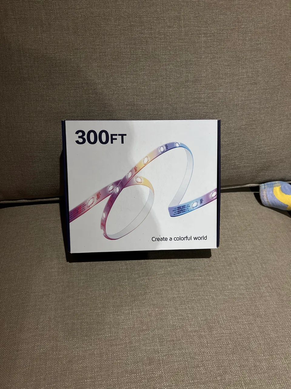 Fita led com controle + app