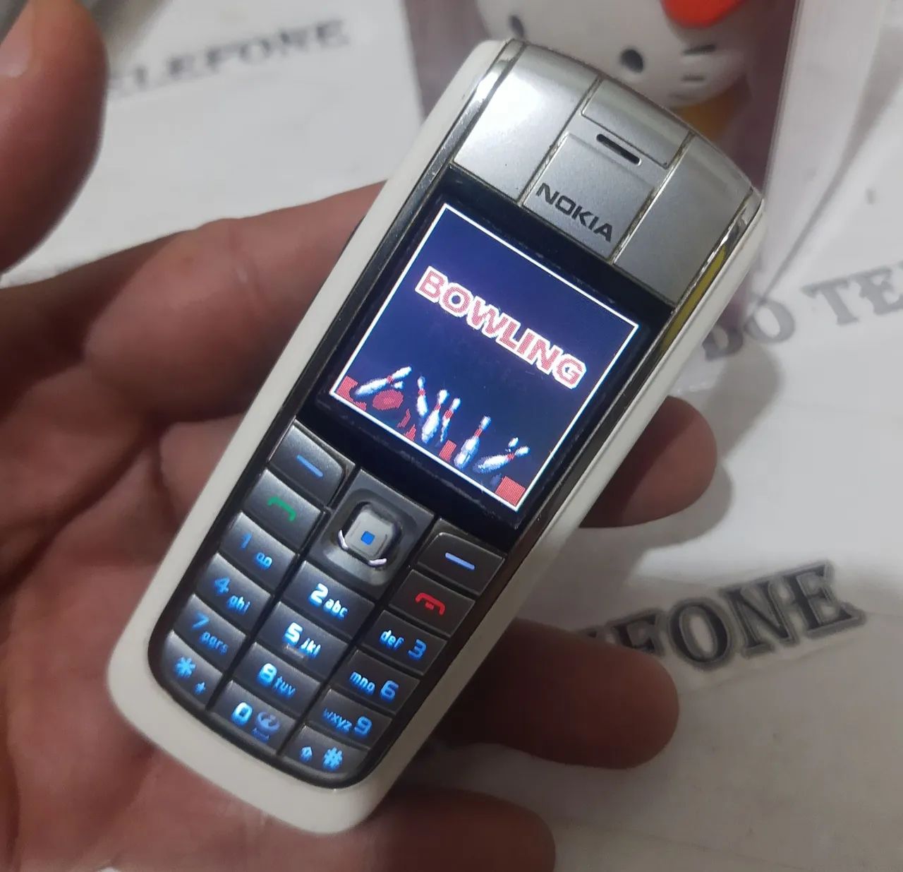 Nokia 6020 celular antigo RELIQUIA 2003 funcionando 